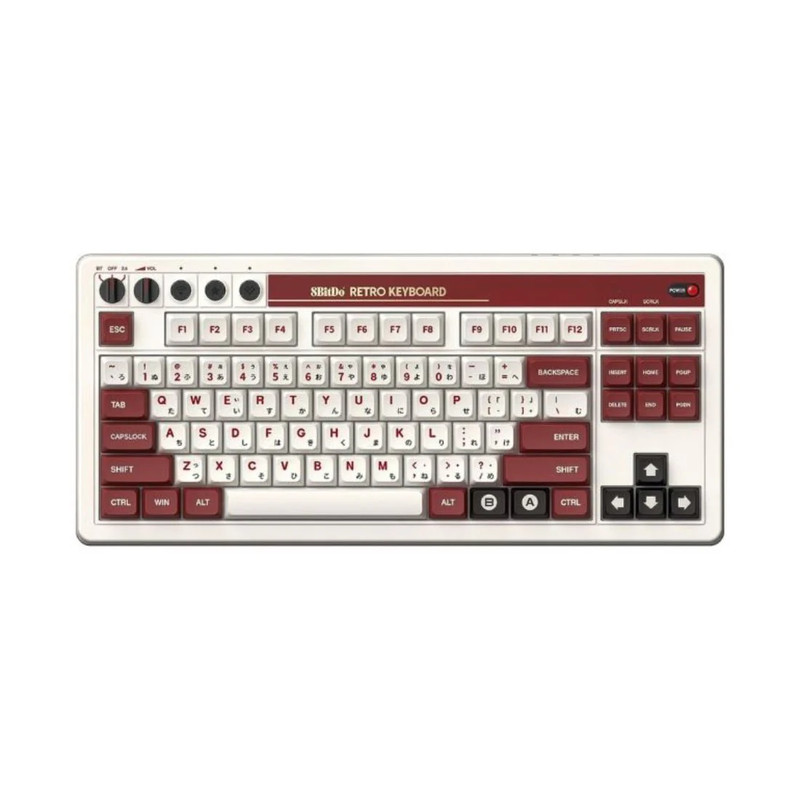 8BitDo Retro Fami Edition Mechanical Keyboard - لوحة مفاتيح
